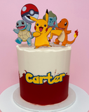 Pokemon Character Cake