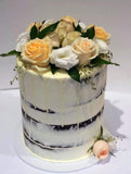 Cake Creations by Kate™ SpecialityCakes All About Peach and White Floral Double-Height Speciality Cake