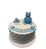 Cake Creations by Kate™ SpecialityCakes Baby Blue Bear Fondant Speciality Cake