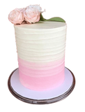 Ombre Buttercream Rough Spatula Double Height Speciality Cake