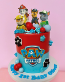 Paw Patrol Character Cake