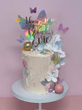 Whimsical Butterflies Extended Height Speciality Cake