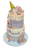 Cake Creations by Kate™ SpecialityCakes 2-Tier Ice Cream Cone and Donuts Extended Height Cake