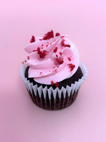 Gluten Free & Vegan 'Chocolate Raspberry' Mini Cupcakes