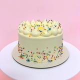 Vanilla "Happy Birthday" Mini Cake (Serves 4)