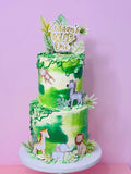 2-Tier Wild One Jungle Safari Cake