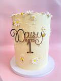 Daisy and Bee Buttercream Double Height Speciality Cake