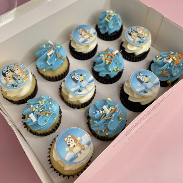 Cake Creations by Kate™ Mini Cupcakes Bluey Mini Cupcakes