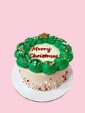 Cake Creations by Kate™ DessertCakes Christmas Wreath Buttercream Mini Cake