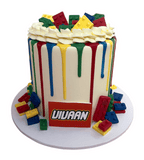 Cake Creations by Kate™ SpecialityCakes Colourful Lego Extended Height Cake