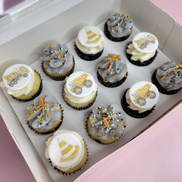 Construction Mini Cupcakes – Cake Creations by Kate™