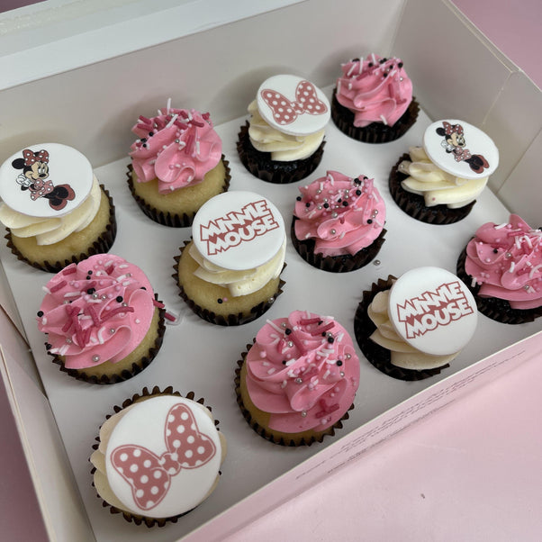 Cake Creations by Kate™ Mini Cupcakes Minnie Mouse Mini Cupcakes