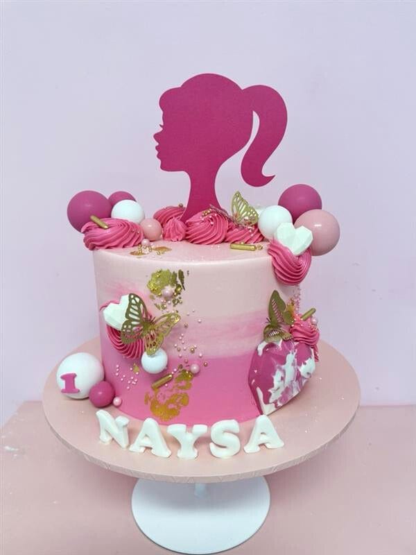 Cake Creations by Kate™ SpecialityCakes Pink and Gold Barbie Speciality Cake