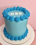 Cake Creations by Kate™ Pink/Blue Text Buttercream