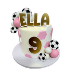Cake Creations by Kate™ SpecialityCakes Pink Soccer Cake