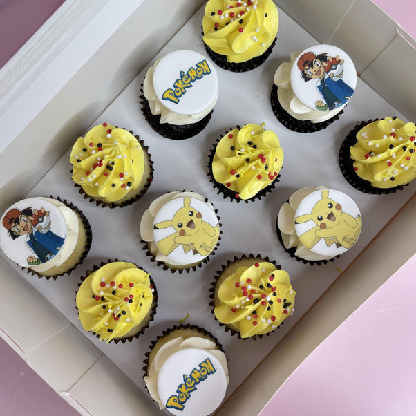 Cake Creations by Kate™ Mini Cupcakes Pokemon Mini Cupcakes