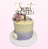 Cake Creations by Kate™ SpecialityCakes Purple and White Ombre Drip Speciality Cake