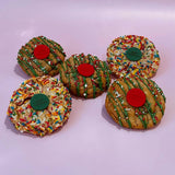 Cake Creations by Kate™ Reachdesk - 5 Handmade 'Merry Christmas' Chunky Cookies