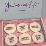 Cake Creations by Kate™ Reachdesk - 6 Happy New Year Biscuits
