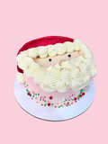 Santa Buttercream Mini Cake