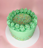 Green Machine Buttercream Simple Cake