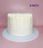 Gender Reveal Buttercream Simple Cake