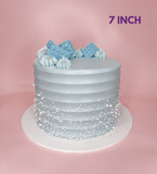 Cake Creations by Kate™ Baby Blue Buttercream Simple Cake