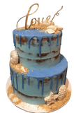 Cake Creations by Kate™ SpecialityCakes Beach-Themed 2-Tier Buttercream Speciality Cake