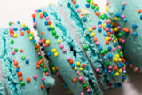 Cake Creations by Kate™ Macarons Blue Bubblegum Sprinkle Macarons