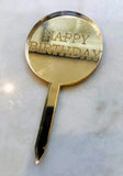 'Happy Birthday' Cupcake Topper