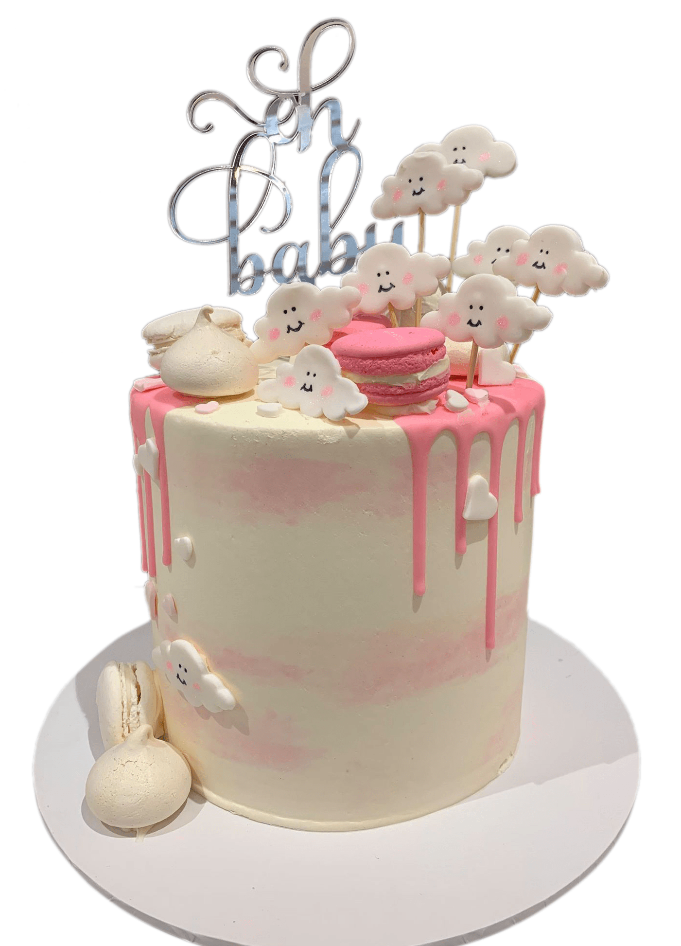 Cake Creations by Kate™ SpecialityCakes Heavenly Clouds Watercolour Buttercream Double Height Speciality Cake