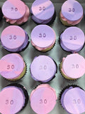 Mini Cupcakes with Custom Plaques