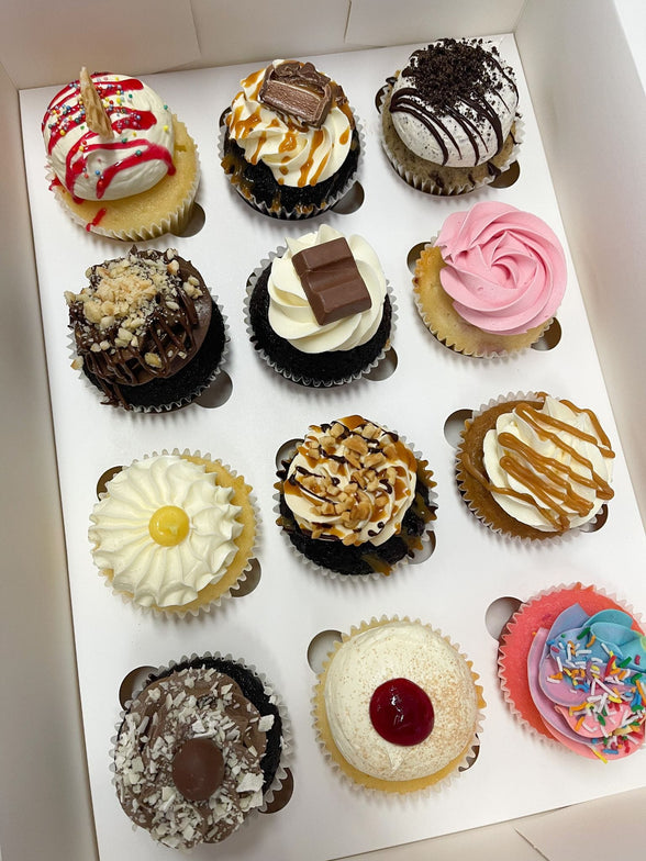 Cake Creations by Kate™ LargeCupcakes Mixed Box of Large Cupcakes