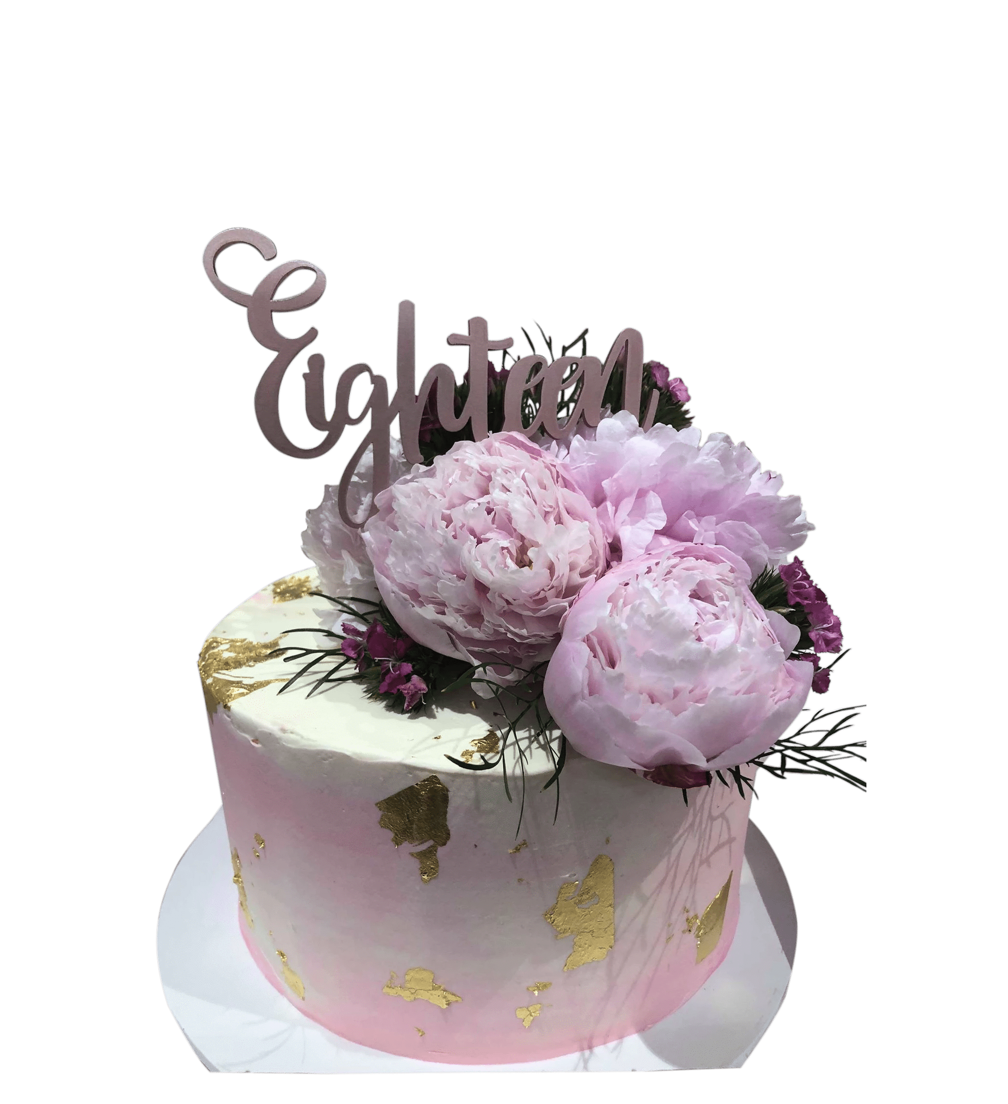 Cake Creations by Kate™ SpecialityCakes Pastel Purple, Pink and Gold Watercolour Buttercream Speciality Cake