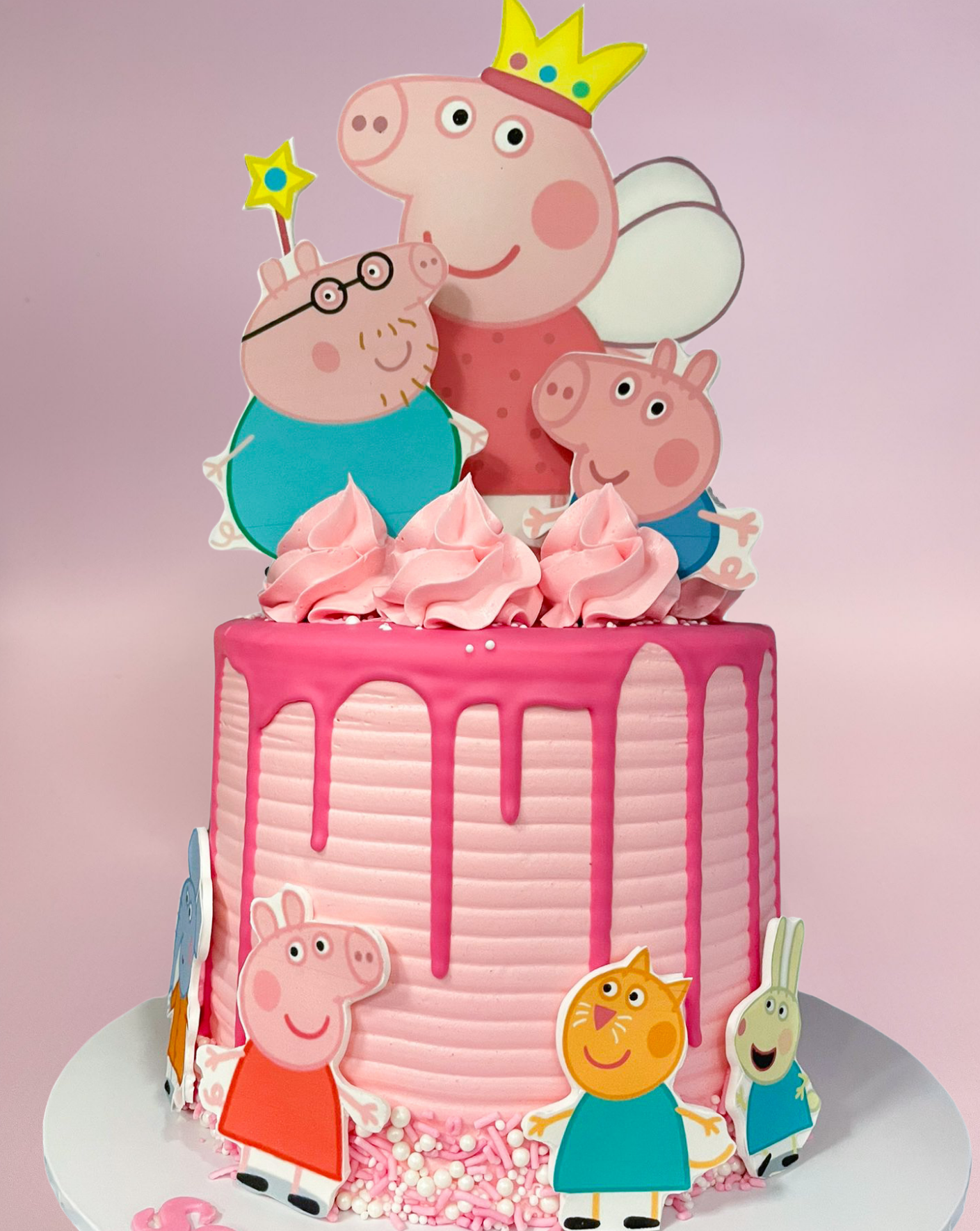 Peppa Pig Cake Topper Collection - Etsy