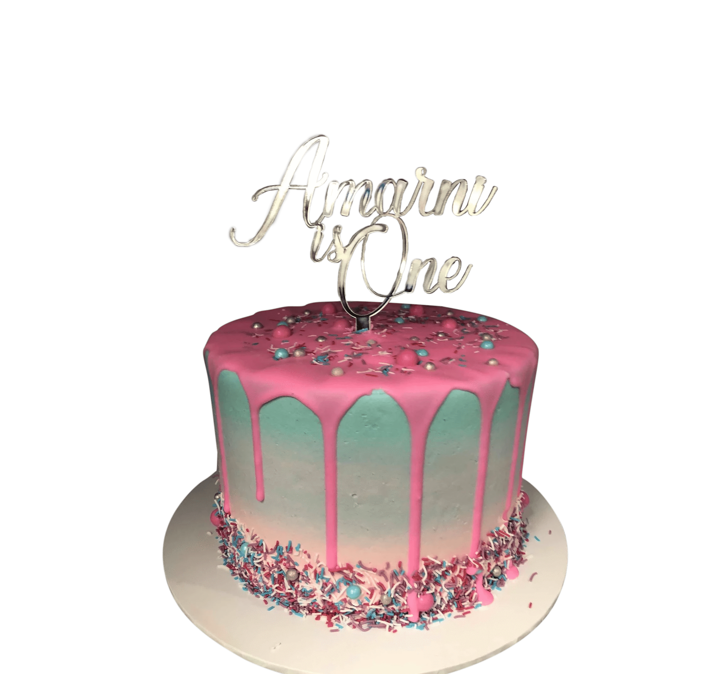 Cake Creations by Kate™ SpecialityCakes Pink and Blue Ombre Buttercream Speciality Cake
