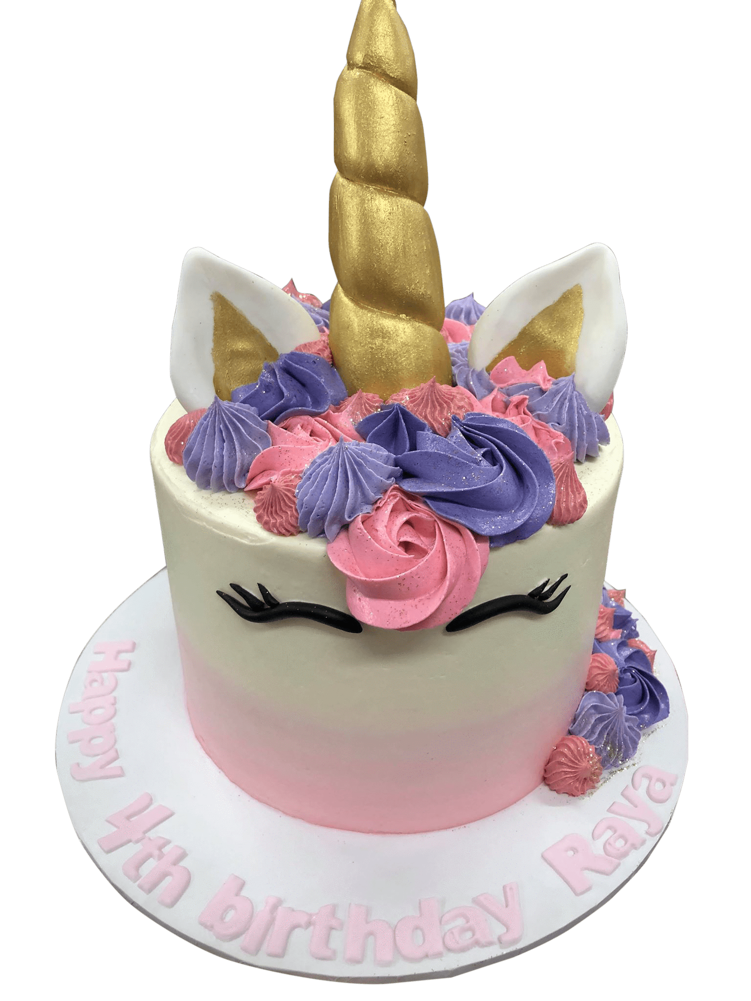 Cake Creations by Kate™ SpecialityCakes Pink and Purple Unicorn Speciality Cake
