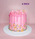 Cake Creations by Kate™ Pink Confetti Buttercream Simple Cake