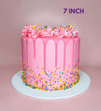 Cake Creations by Kate™ Pink Confetti Buttercream Simple Cake