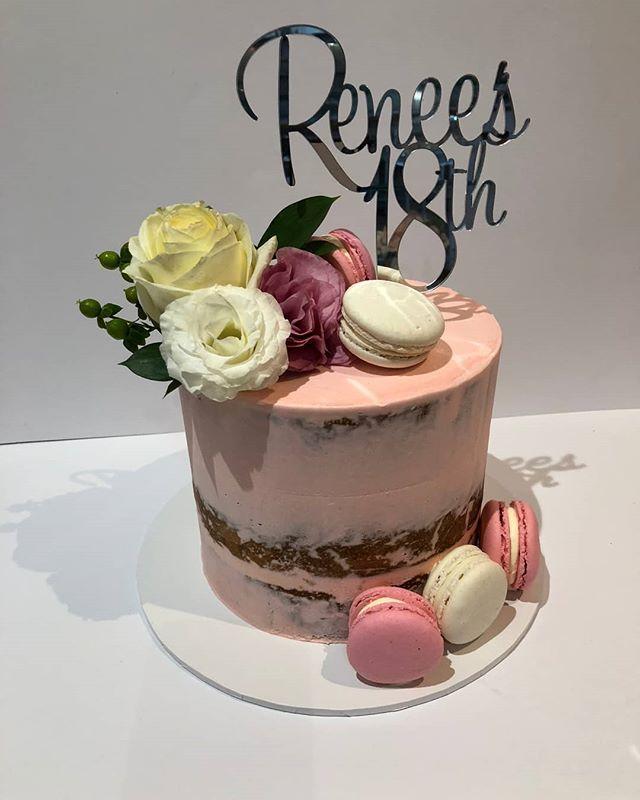 Cake Creations by Kate™ SpecialityCakes Pink Semi-Naked Extended Height Speciality Cake