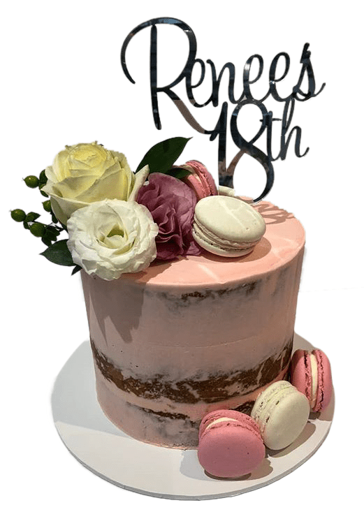 Cake Creations by Kate™ SpecialityCakes Pink Semi-Naked Extended Height Speciality Cake