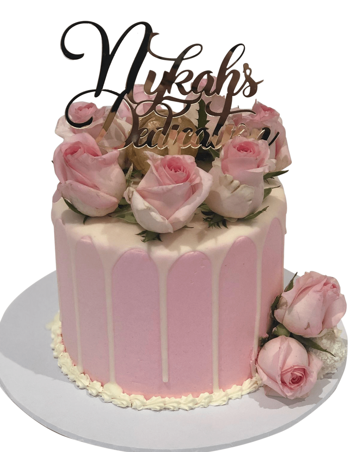 Cake Creations by Kate™ SpecialityCakes Pretty in Pink and White Speciality Cake