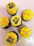 Cake Creations by Kate™ Mini Cupcakes R U OK Edible Print Mini Cupcakes