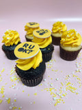 Cake Creations by Kate™ Mini Cupcakes R U OK Edible Print Mini Cupcakes