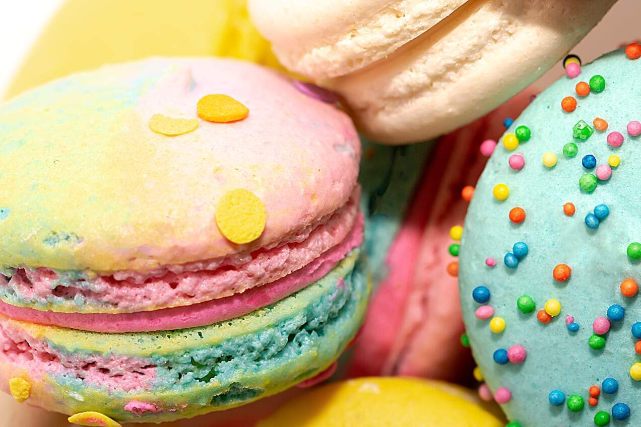 Cake Creations by Kate™ Macarons Rainbow Fantasy Vanilla Macarons