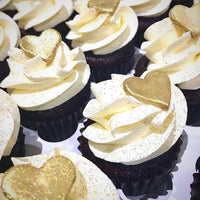 Cake Creations by Kate™ Mini Cupcakes Shimmering Heart Mini Cupcakes